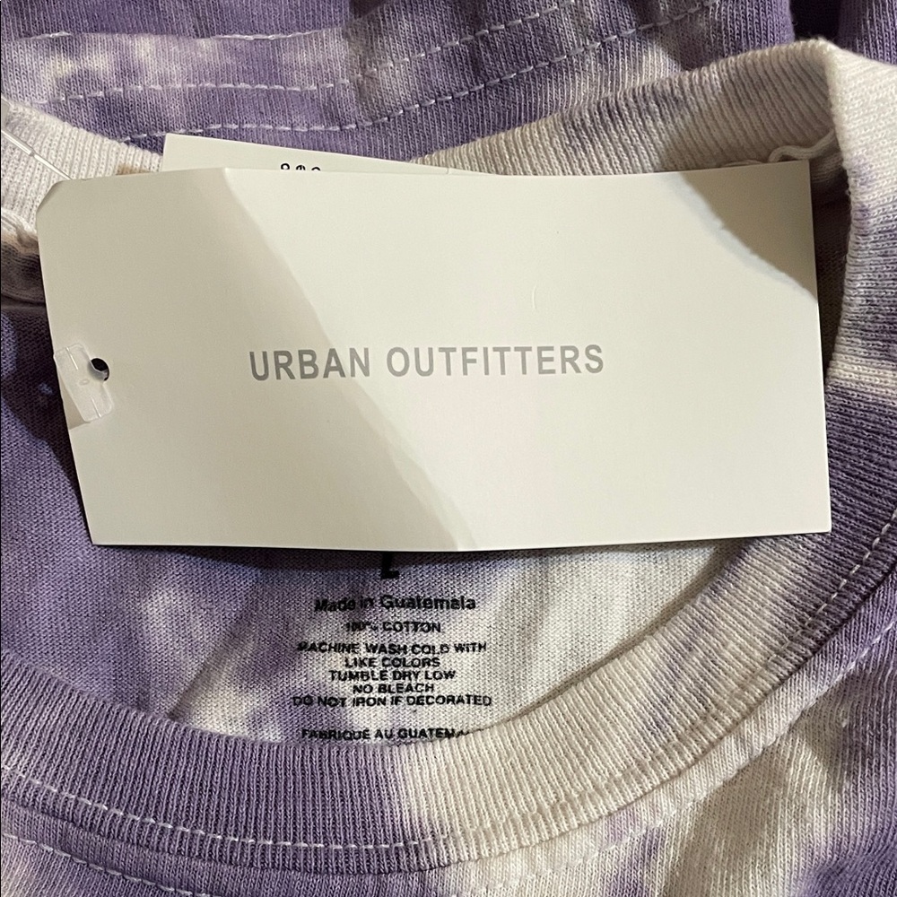 🌺SALE🌺 Urban Outfitters Purple Tie-Dye Death Note Tee - Picture 9 of 9